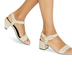 TORY BURCH Double T City Sandal,  9, NWT